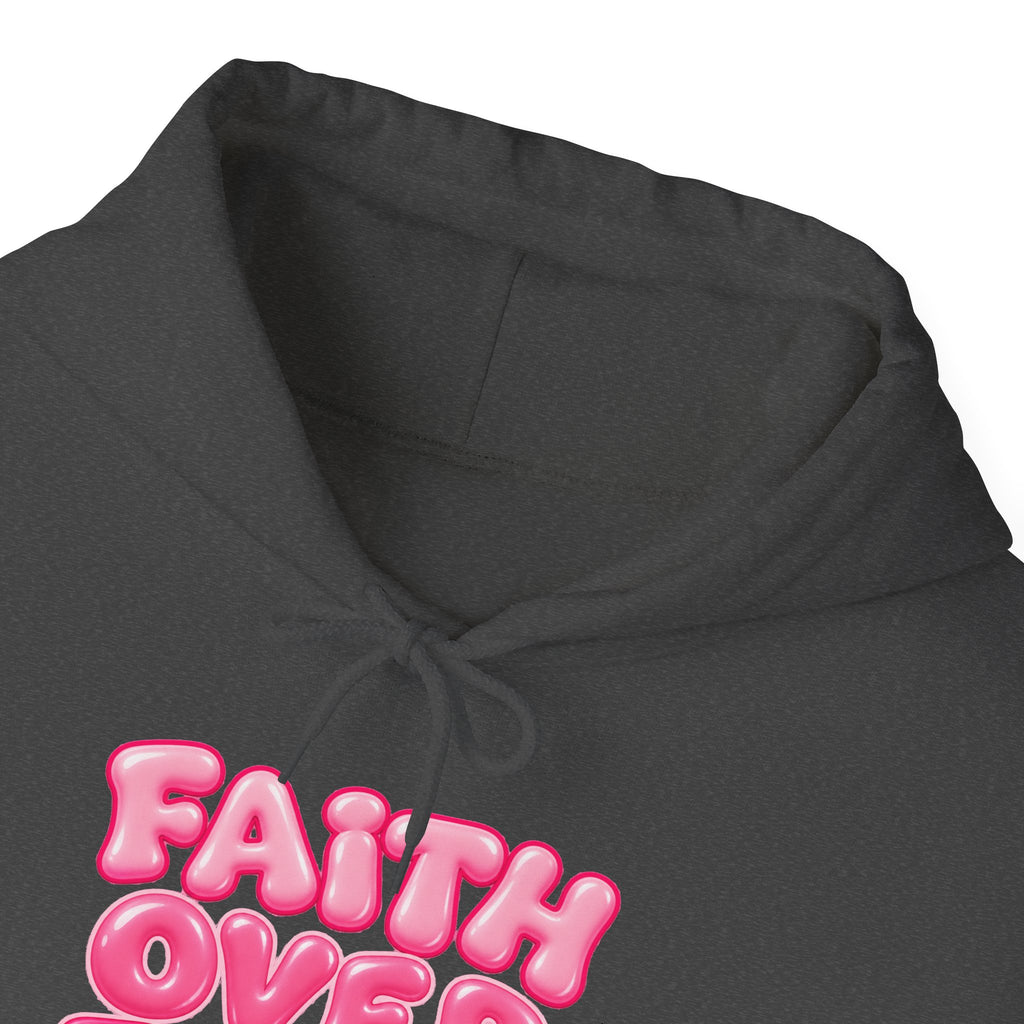 Faith Over Fear Inspirational Hoodie