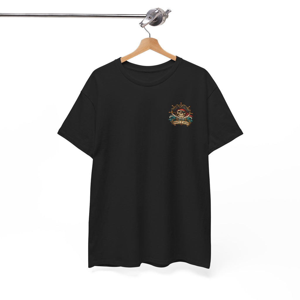 Pirate Skull Tee — "I Was a Pirate" Nautical Skull, Water • Alcohol • Booty • Boats Graphic T‑Shirt