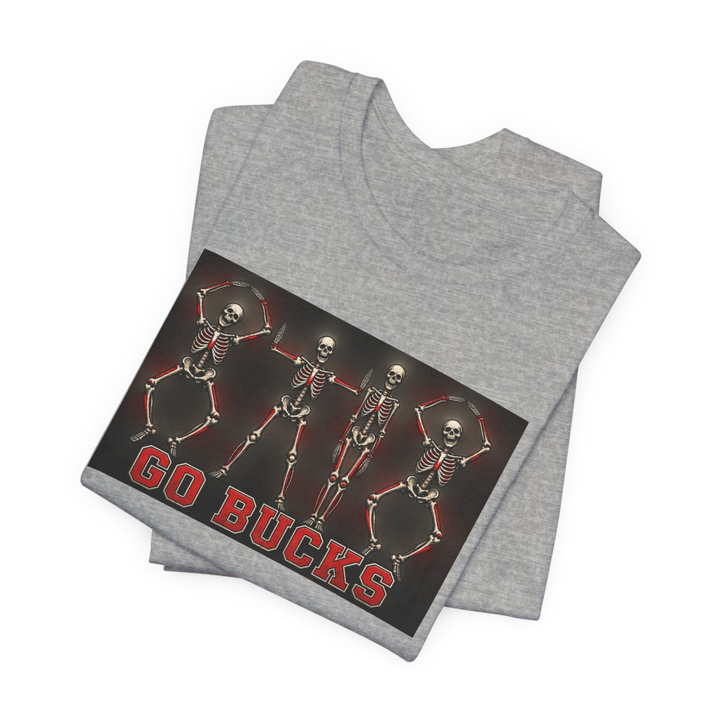 Go Bucks T-Shirt — Dancing Skeletons College Game Day Tee