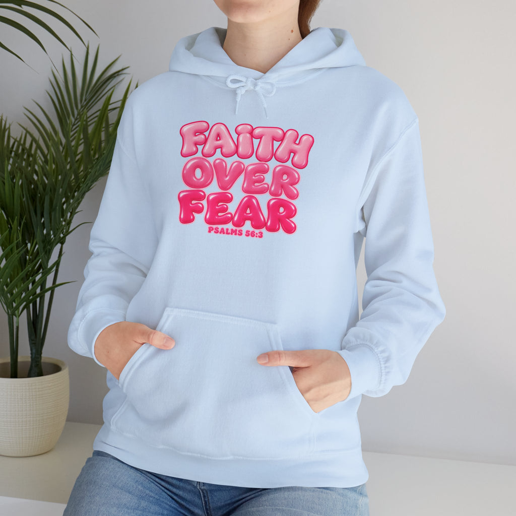 Faith Over Fear Inspirational Hoodie