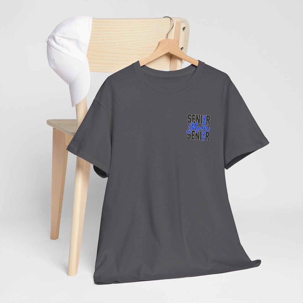 Senior Mom 2027 T-Shirt — Back Print Proud Senior Parent Tee