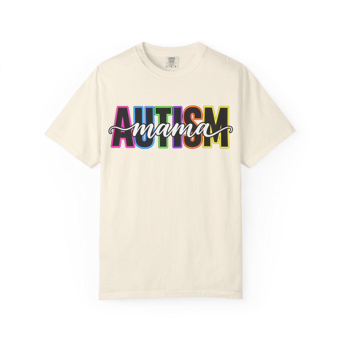 Autism Mama T-Shirt — Colorful Pride Support Tee for Moms