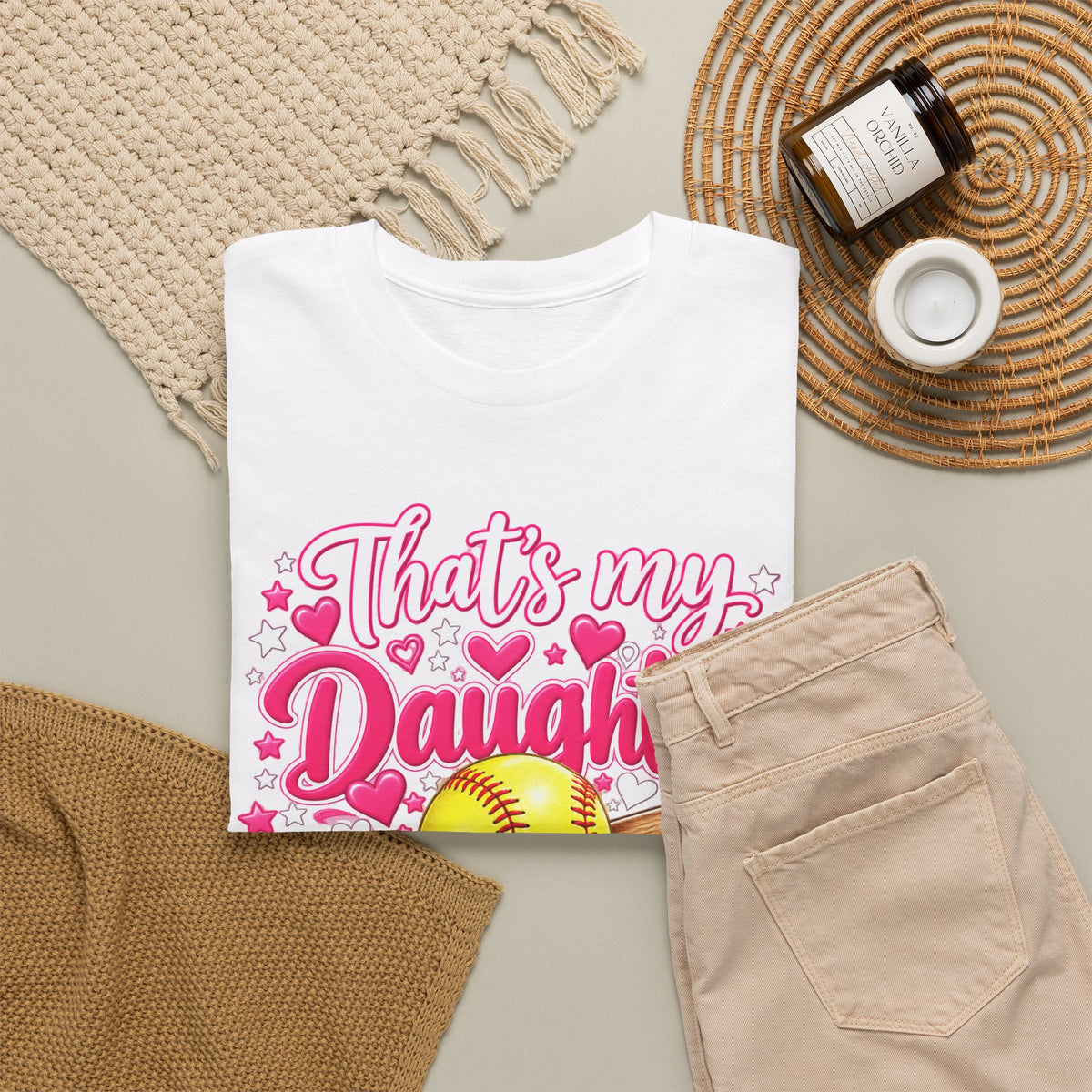That’s My Daughter Out There Softball T-Shirt