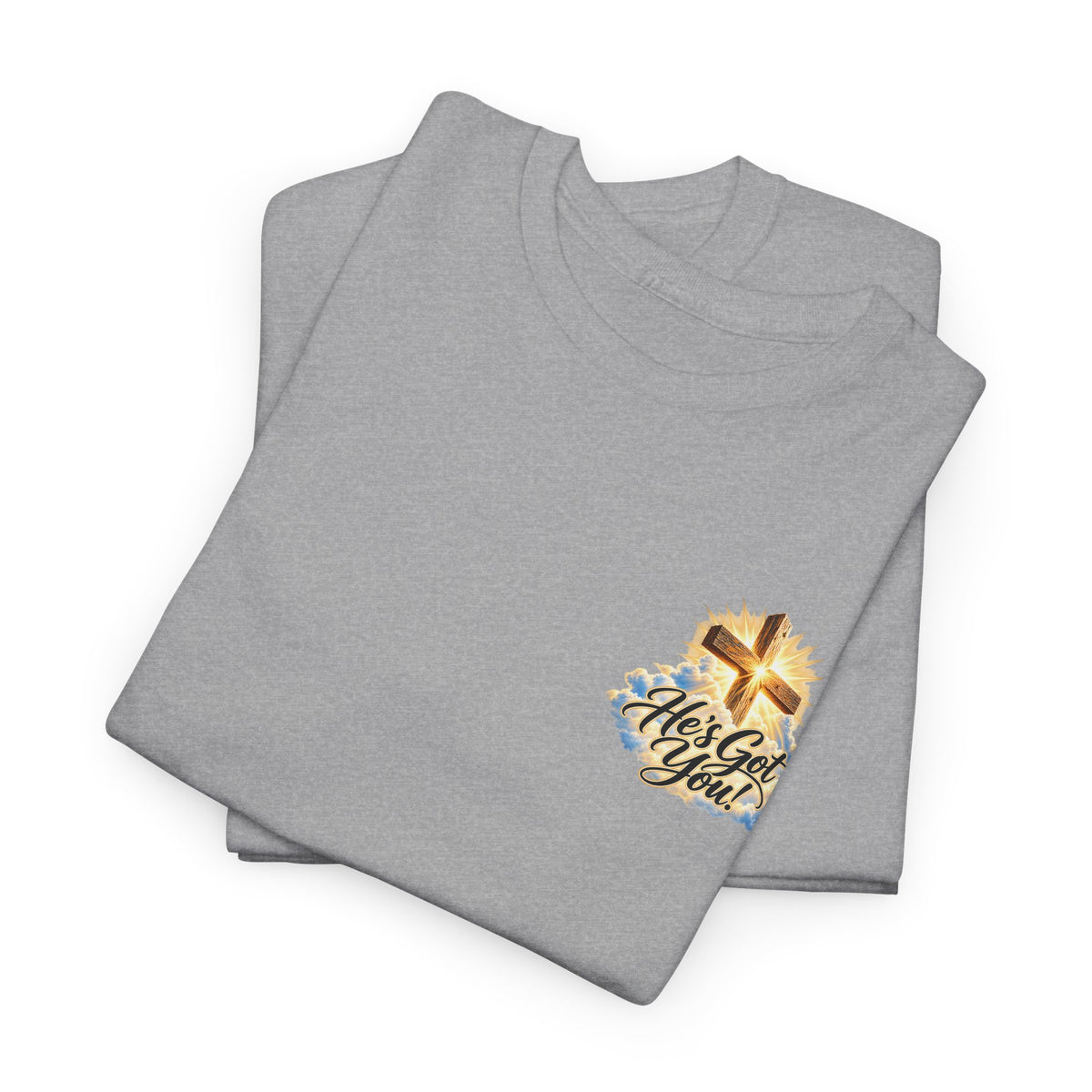 Don't Overthink It He's Got You Tee — Christian Cross Inspirational T‑Shirt