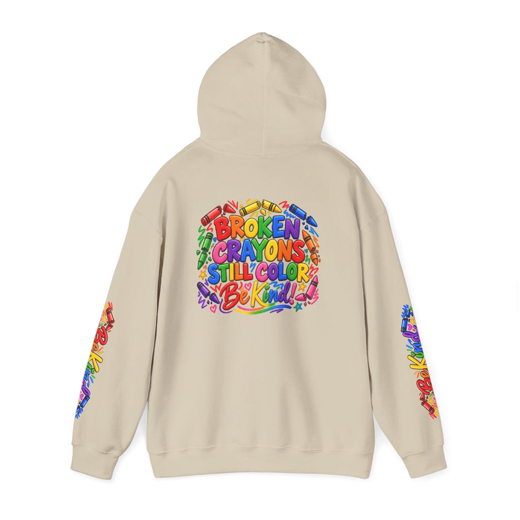 Broken Crayons Still Colorful Rainbow Art Hoodie