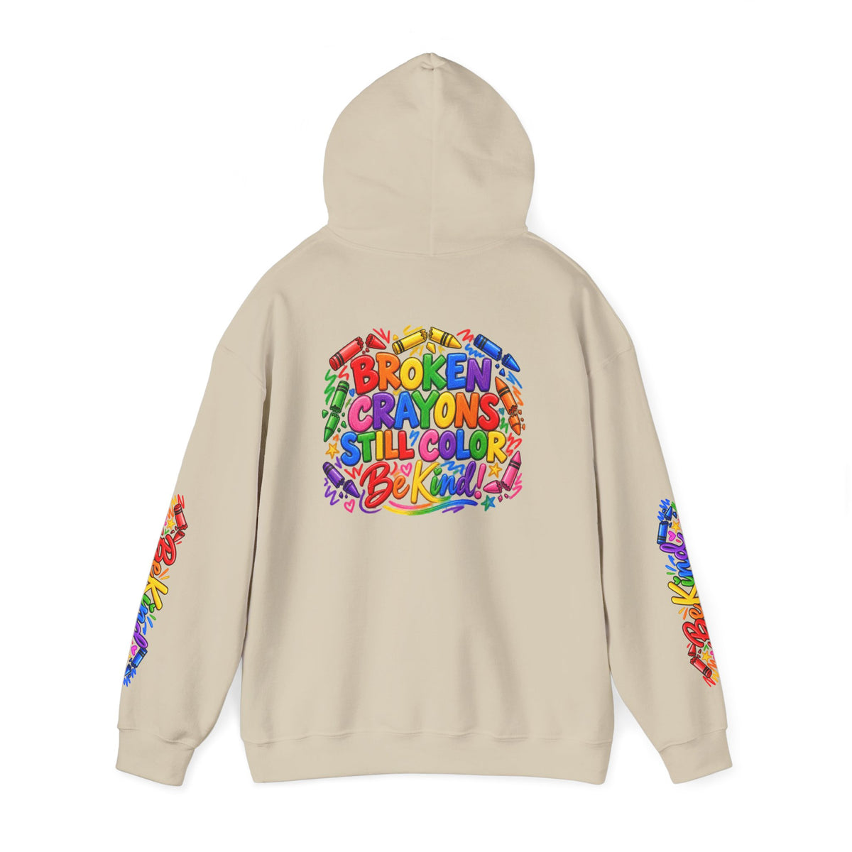 Broken Crayons Still Colorful Rainbow Art Hoodie