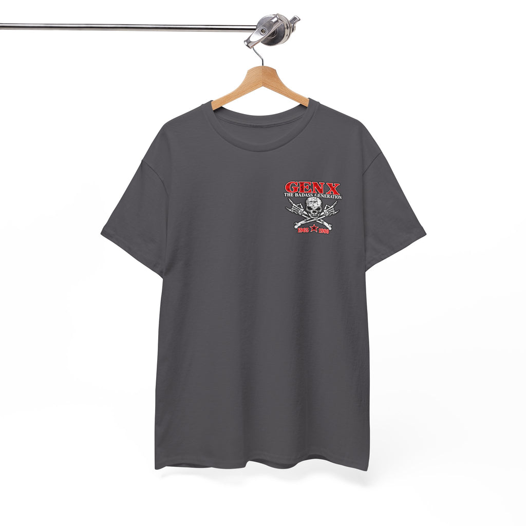 Gen X T‑Shirt — "The Badass Generation" Skull & Crossbones Retro Tee