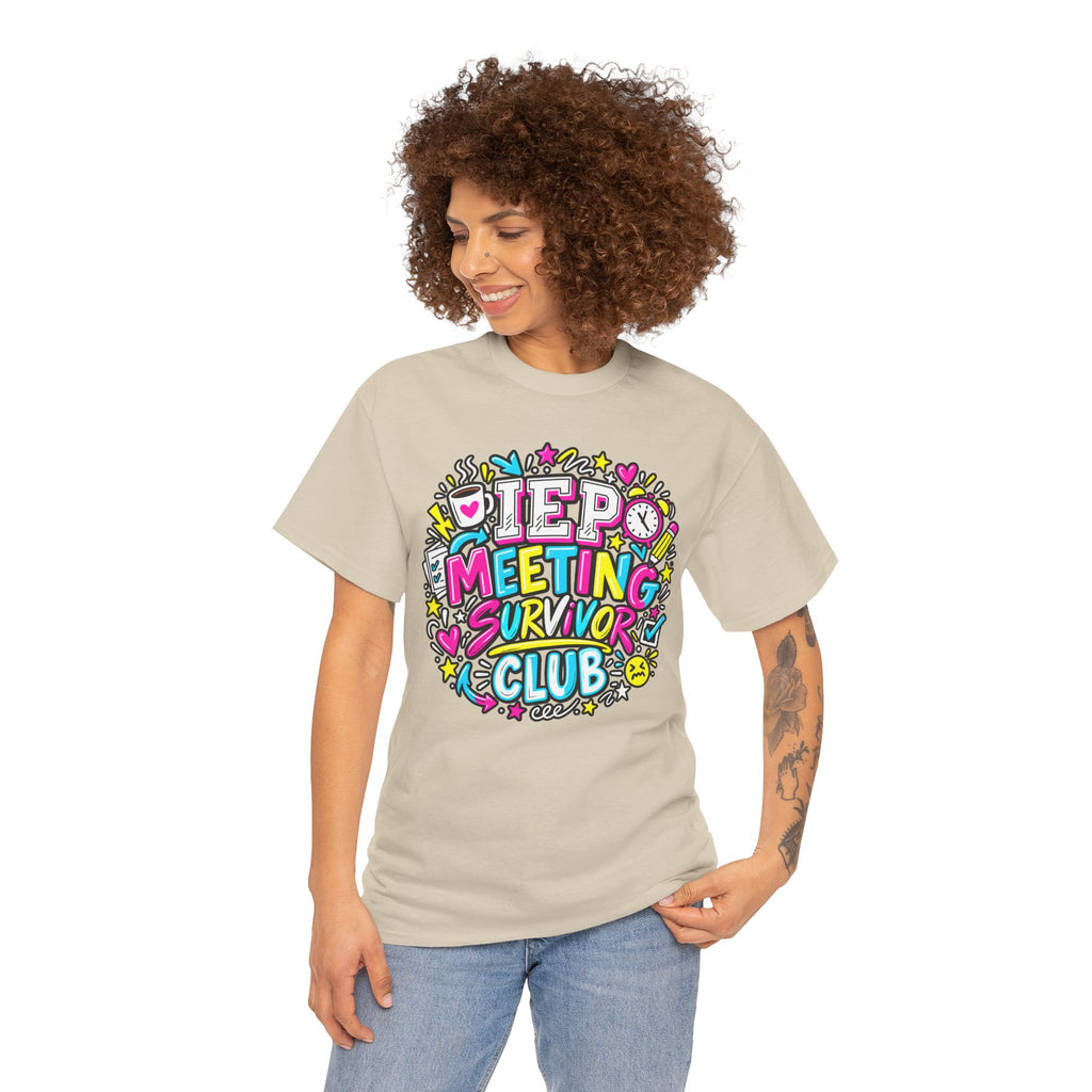 Video Meeting Survivor Club T-Shirt — Funny Remote Work Tee