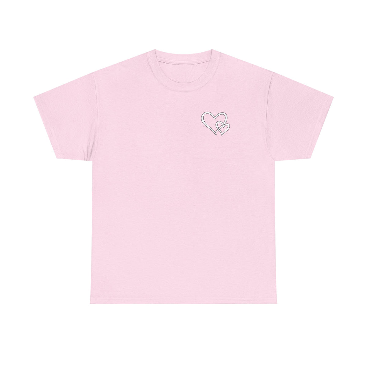 Inspirational Heart T-Shirt – "To the Person Behind Me: You Are Amazing, Beautiful and Enough" Motivational Tee