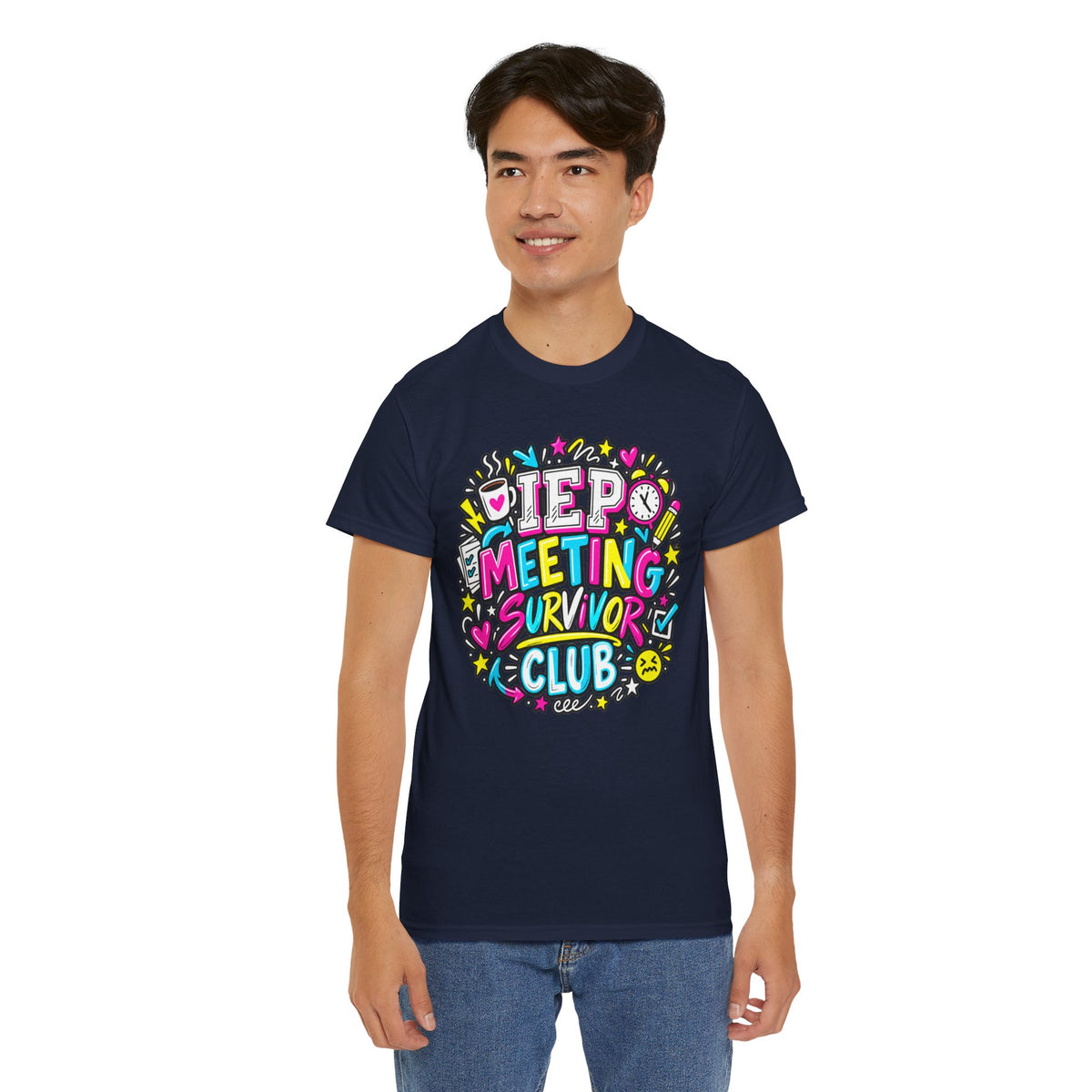 Video Meeting Survivor Club T-Shirt — Funny Remote Work Tee
