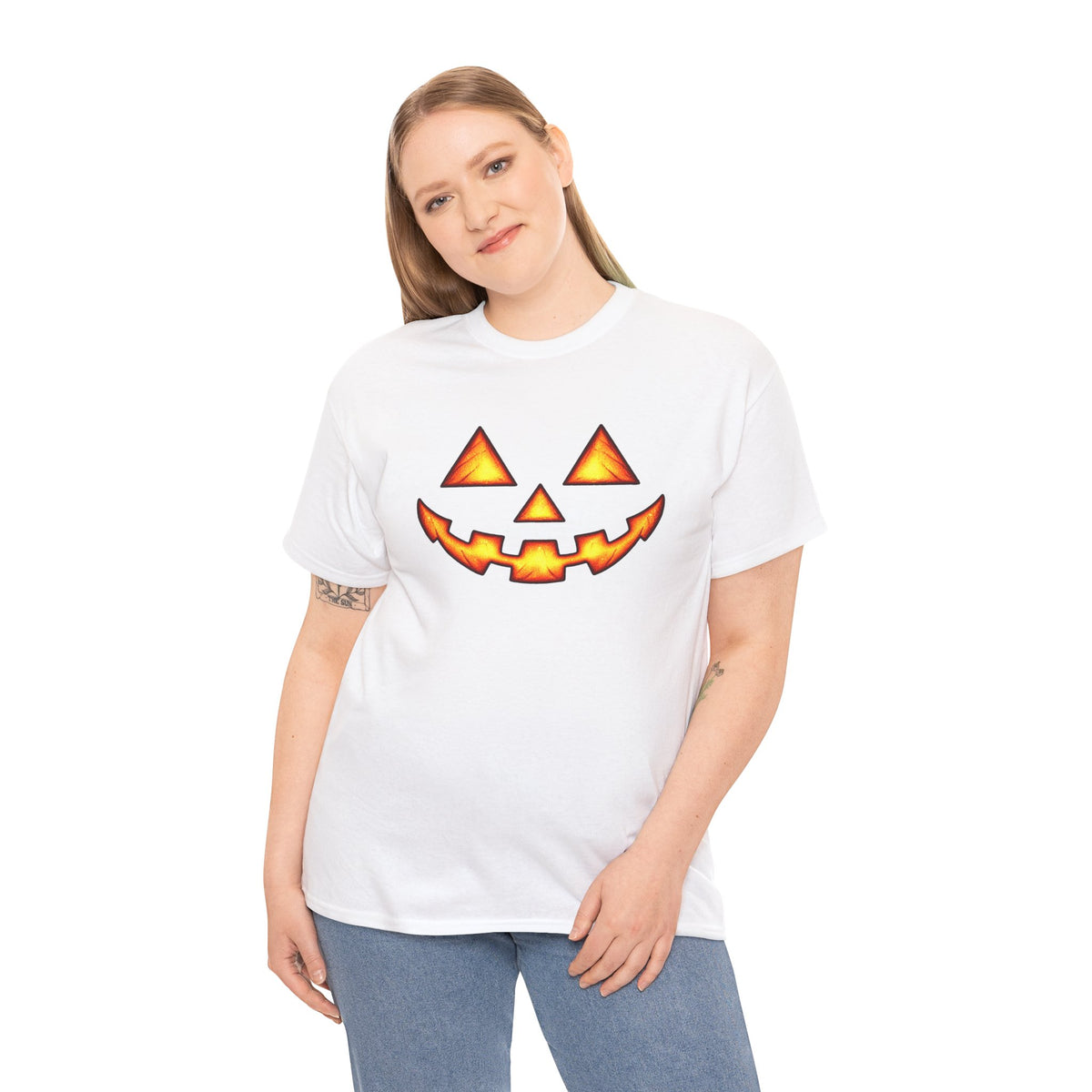 Halloween Jack-O'-Lantern Happy T-Shirt