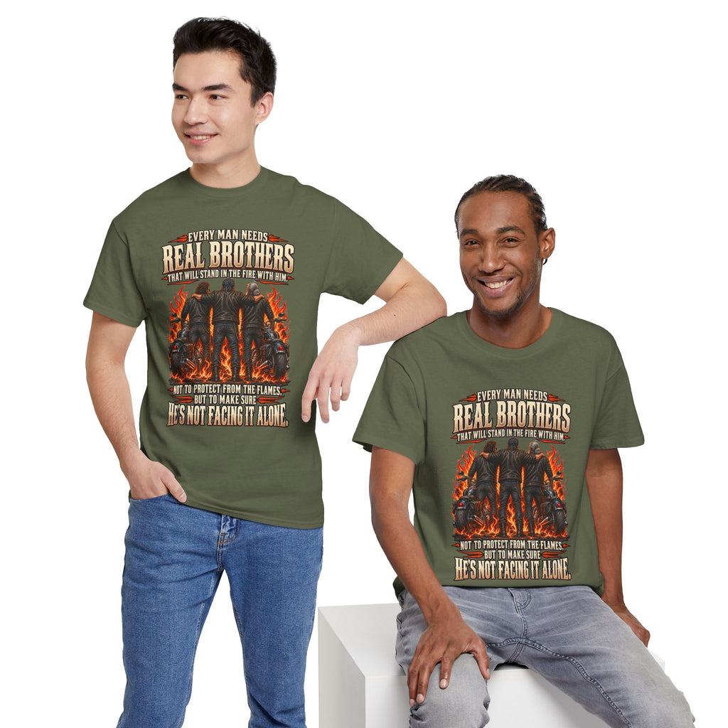 Real Brothers Graphic T-Shirt – Brotherhood and Strength