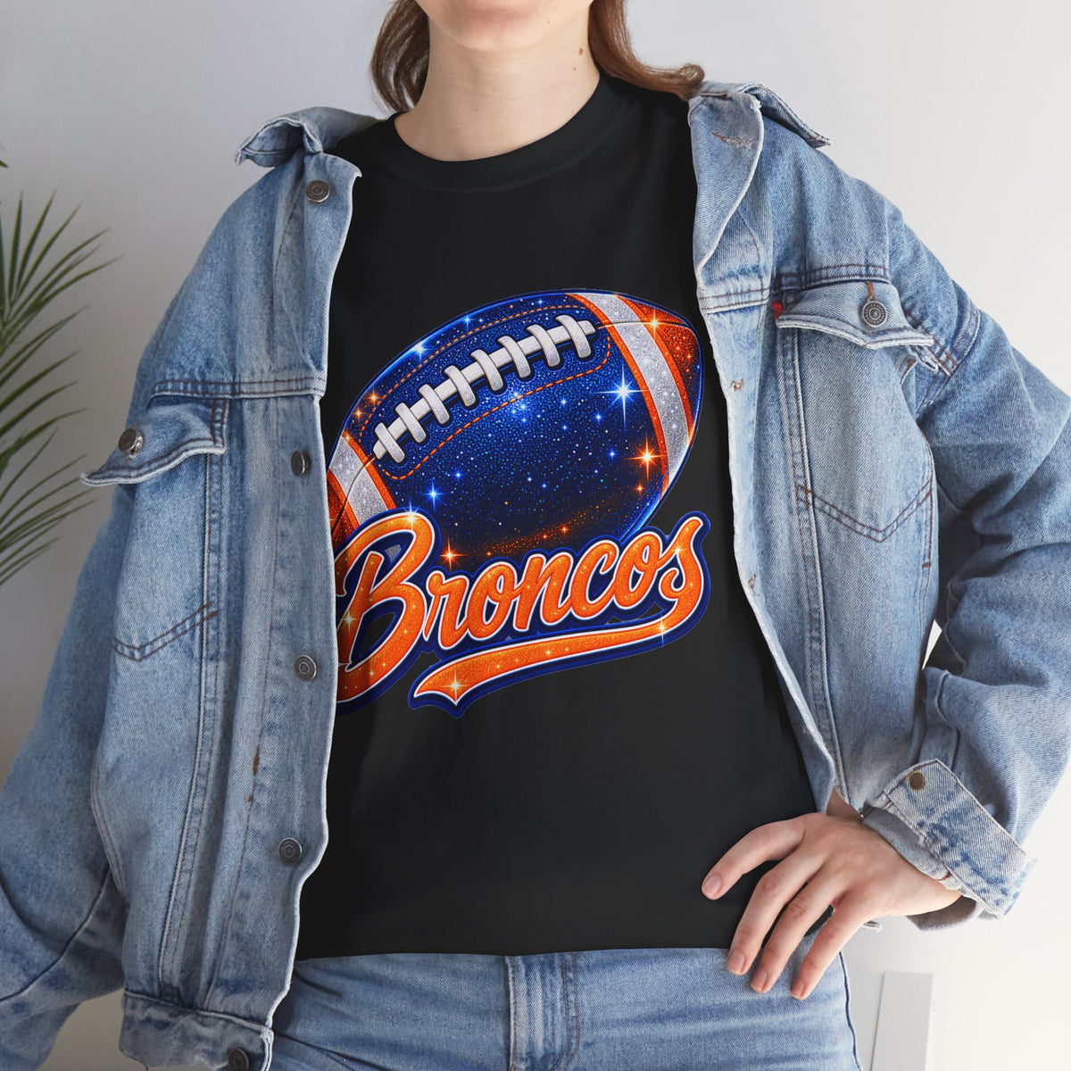 Broncos Football T-Shirt — Galaxy Football Graphic Tee
