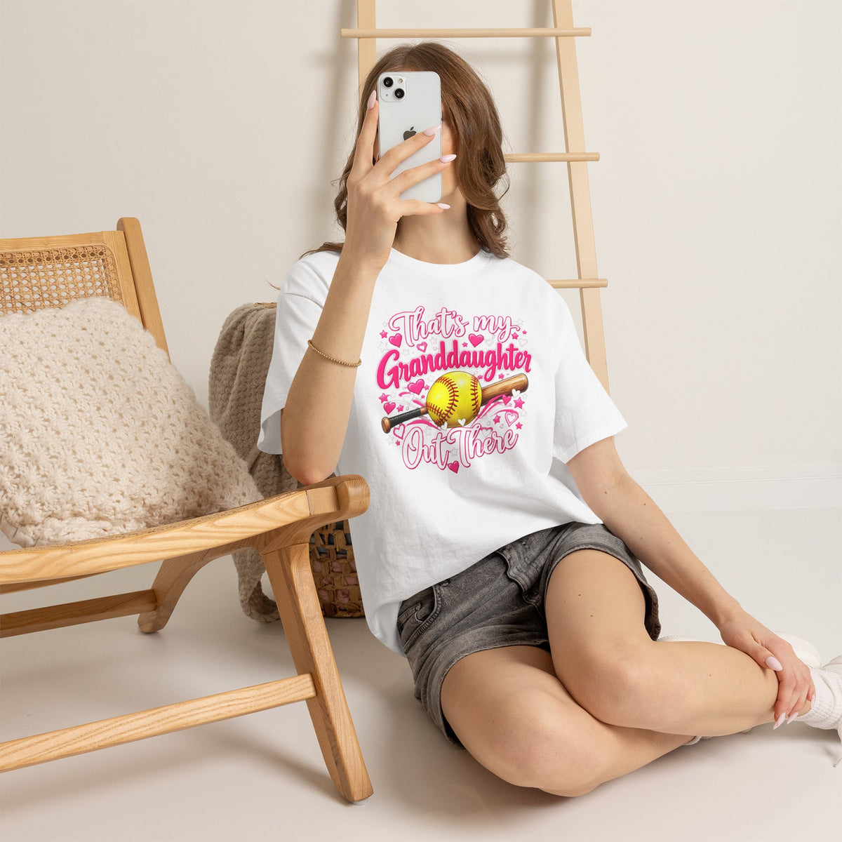That’s My Granddaughter Out There Softball Grandma T-Shirt