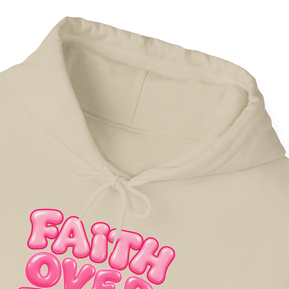 Faith Over Fear Inspirational Hoodie