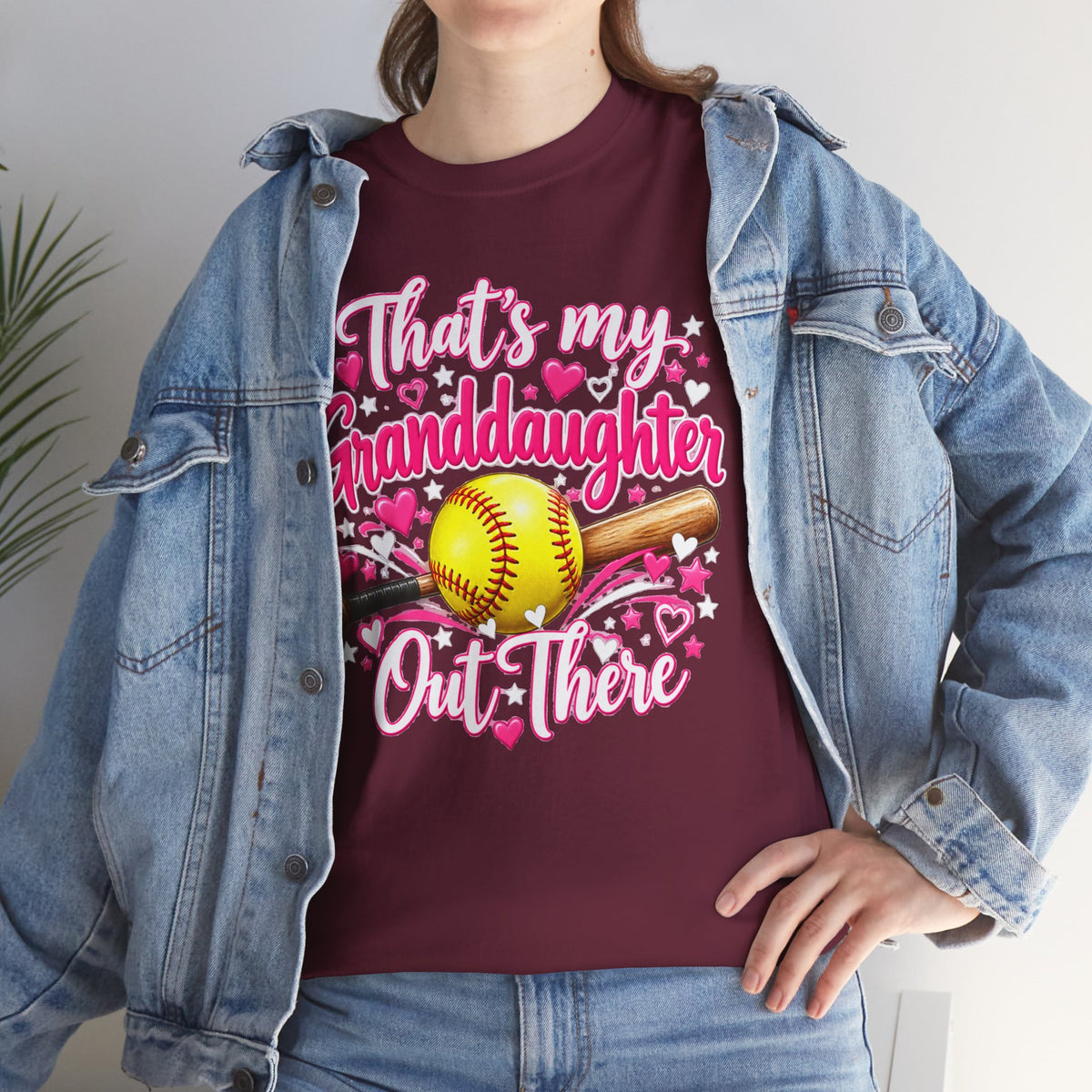 That’s My Granddaughter Out There Softball Grandma T-Shirt
