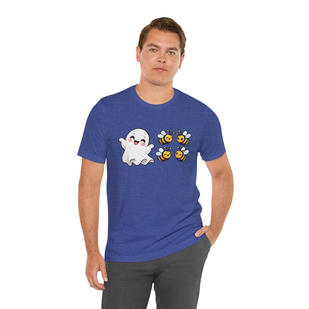 Boo & Bees Halloween Tee – Cute Ghost & Bee Shirt | Spooky Season Must-Have