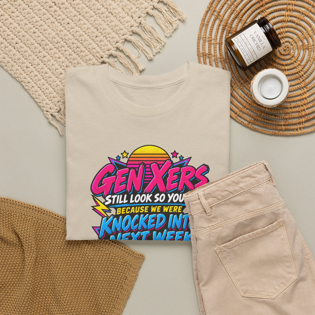 Gen Xers Retro Graphic Tee — “Still Look So Young… Missing Several Decades”
