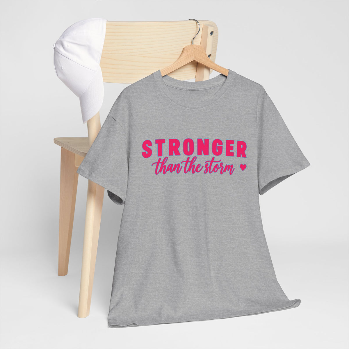 Stronger Than the Storm Tee - Inspirational Women's Resilience T-Shirt