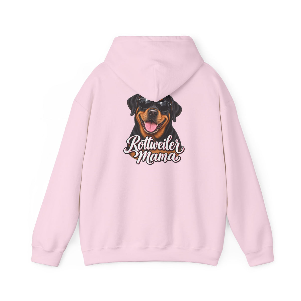 Rottweiler Mama Hoodie — Cute Rottie Portrait Pullover for Dog Moms