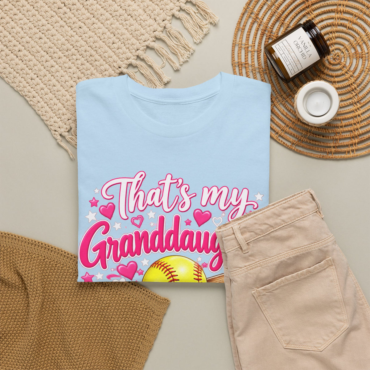 That’s My Granddaughter Out There Softball Grandma T-Shirt