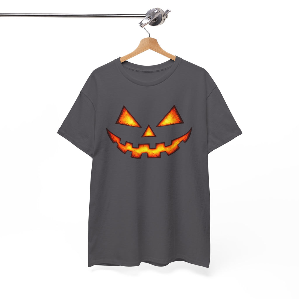 Jack-O'-Lantern Pumpkin Scary Face T-Shirt — Halloween Horror Costume Tee