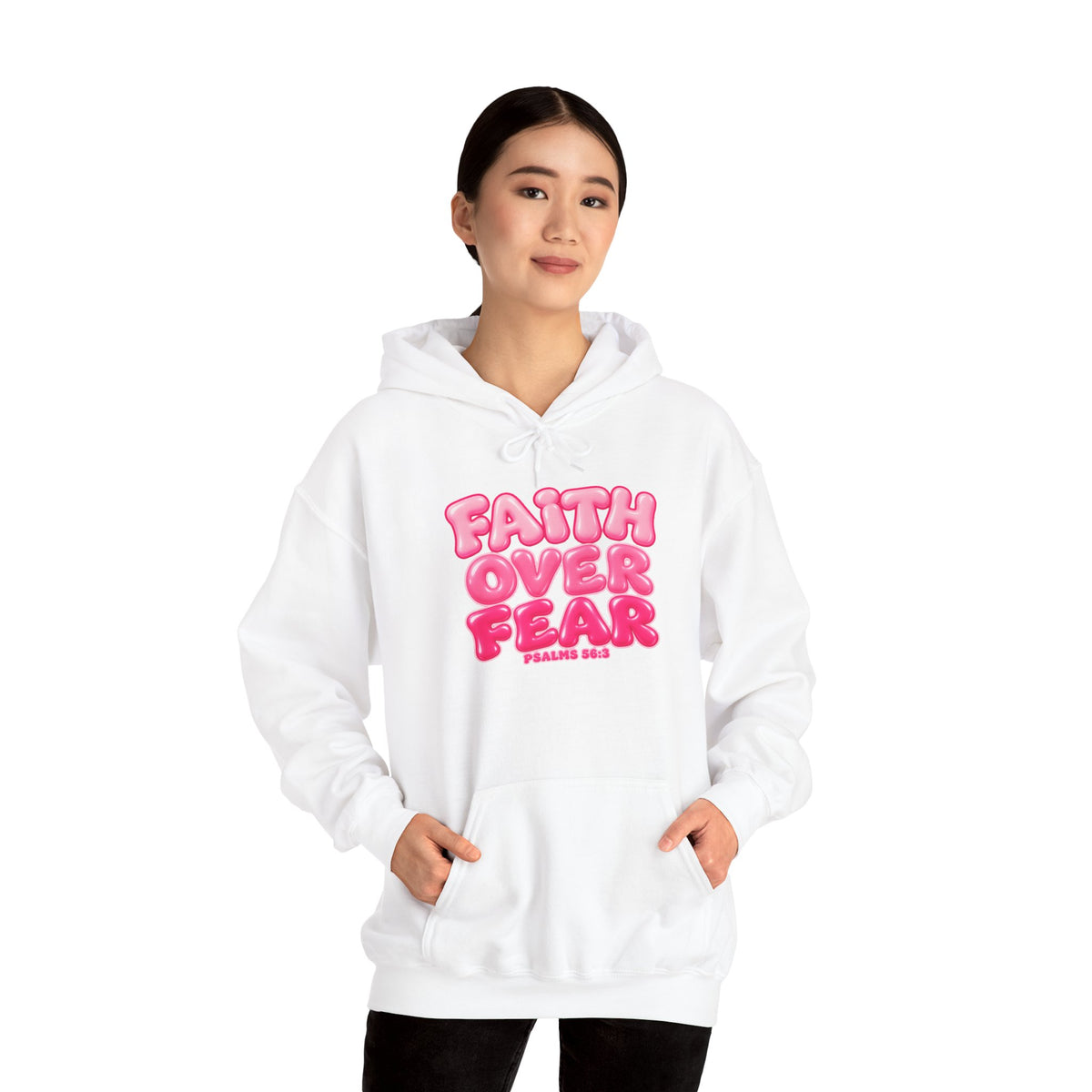 Faith Over Fear Inspirational Hoodie