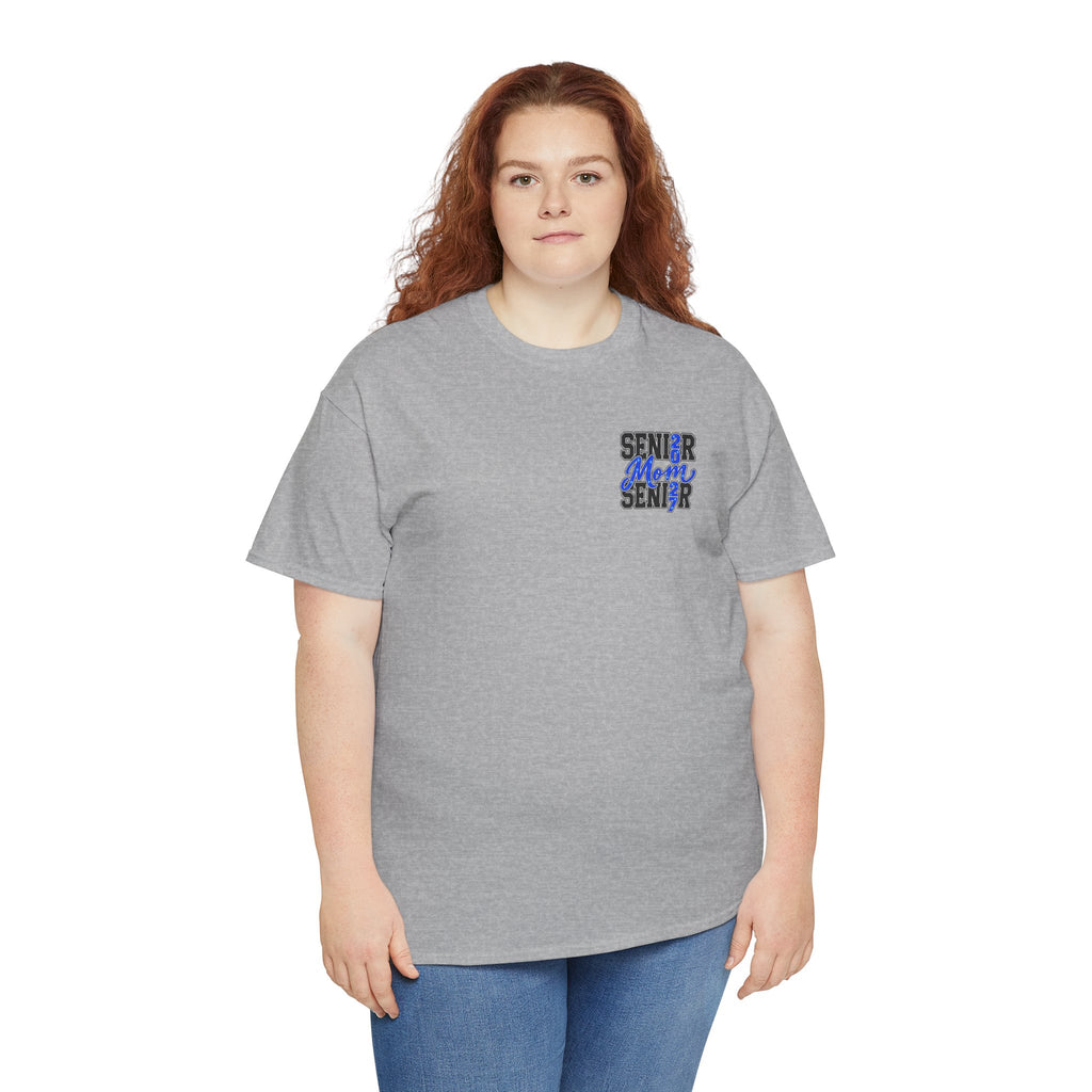 Senior Mom 2027 T-Shirt — Back Print Proud Senior Parent Tee