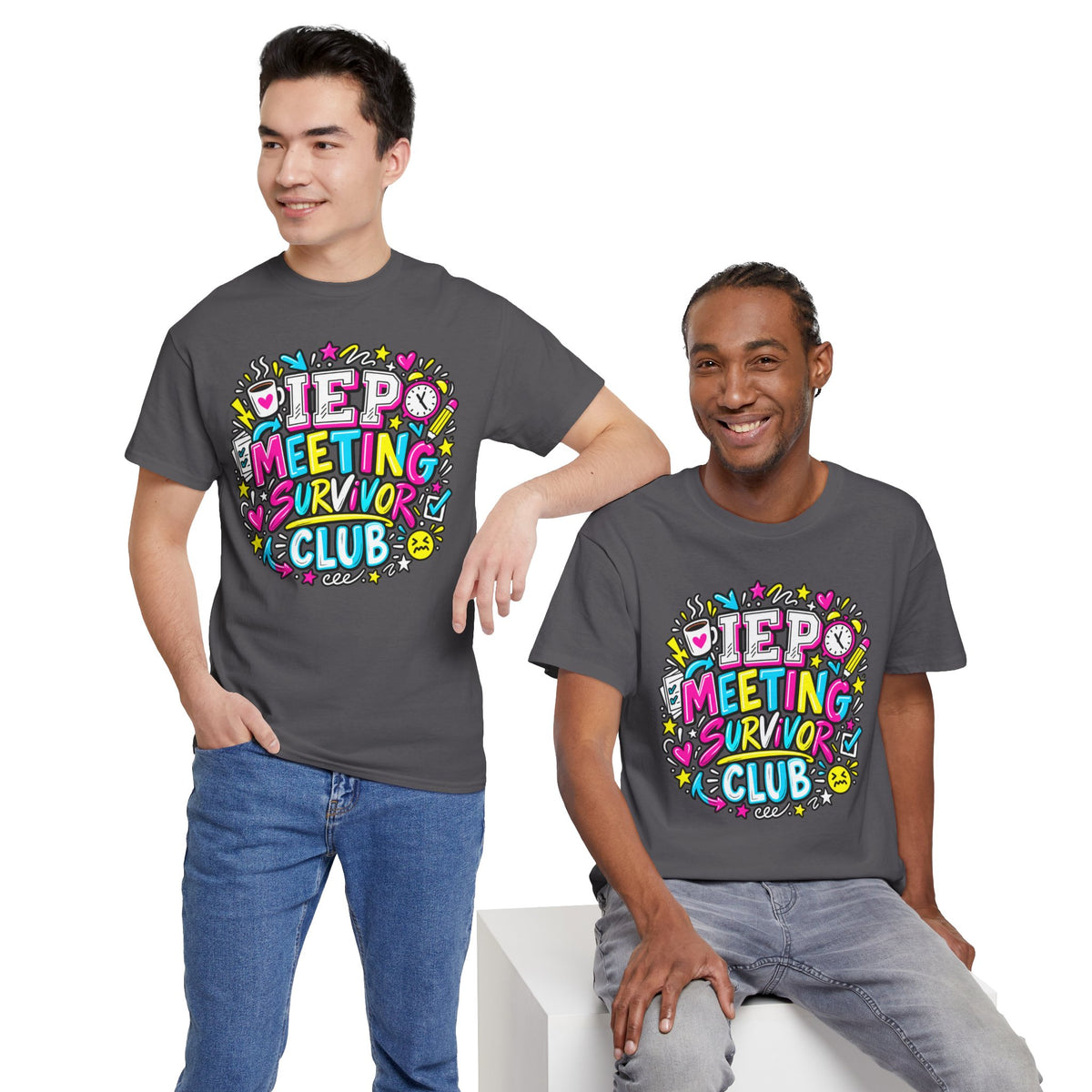 Video Meeting Survivor Club T-Shirt — Funny Remote Work Tee