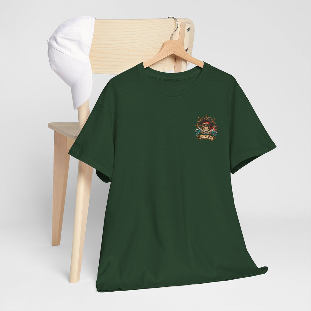 Pirate Skull Tee — "I Was a Pirate" Nautical Skull, Water • Alcohol • Booty • Boats Graphic T‑Shirt