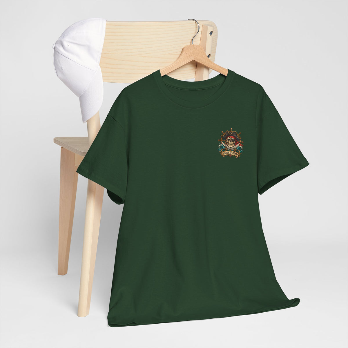 Pirate Skull Tee — "I Was a Pirate" Nautical Skull, Water • Alcohol • Booty • Boats Graphic T‑Shirt