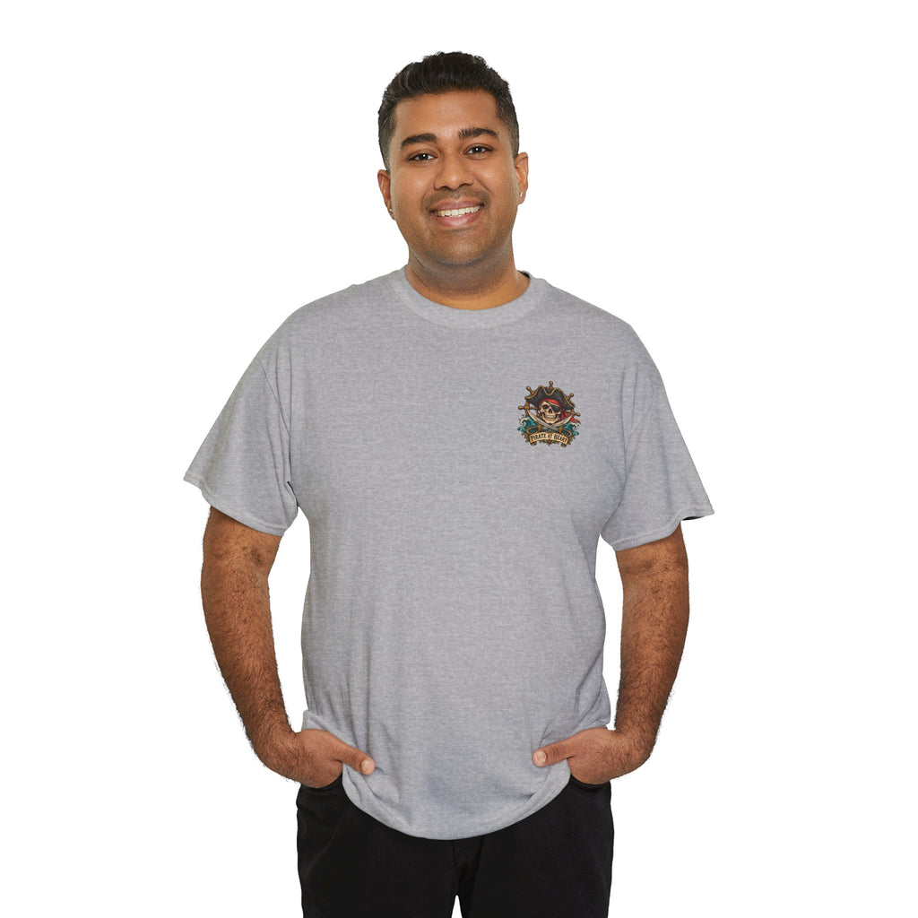 Pirate Skull Tee — "I Was a Pirate" Nautical Skull, Water • Alcohol • Booty • Boats Graphic T‑Shirt