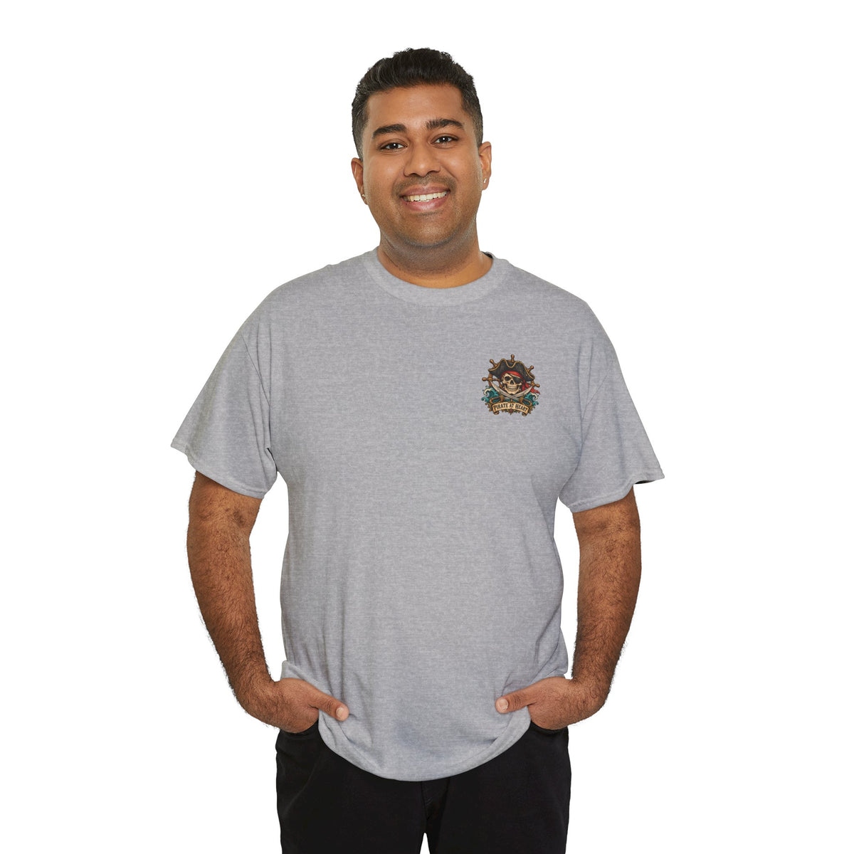 Pirate Skull Tee — "I Was a Pirate" Nautical Skull, Water • Alcohol • Booty • Boats Graphic T‑Shirt