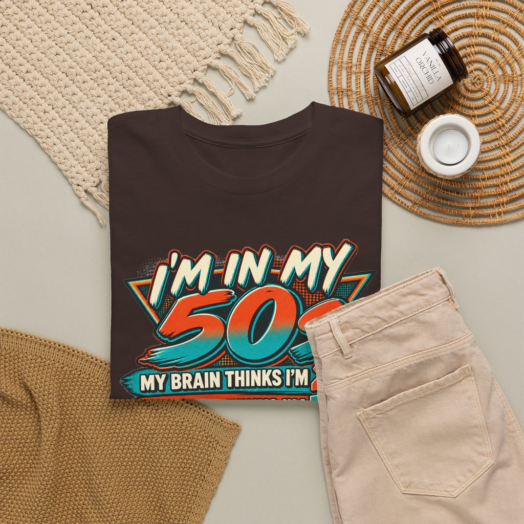 Retro 50s Birthday T‑Shirt — "I'm in My 50s" 80s Playlist Cassette Tee