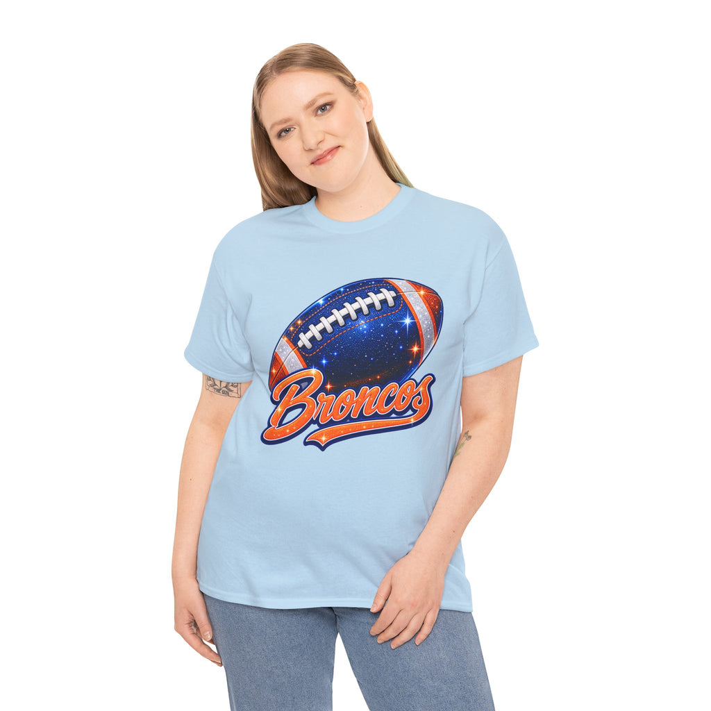 Broncos Football T-Shirt — Galaxy Football Graphic Tee