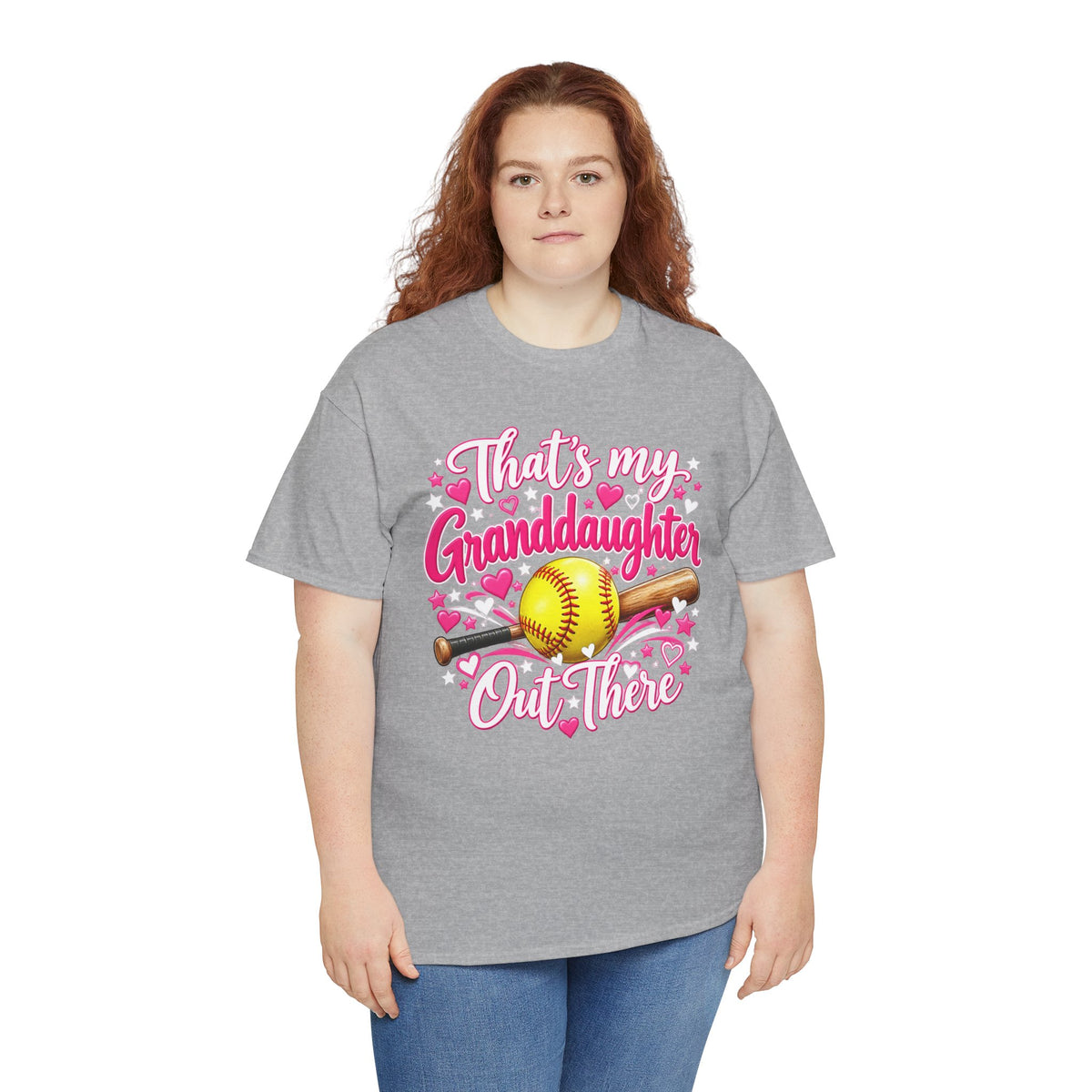 That’s My Granddaughter Out There Softball Grandma T-Shirt