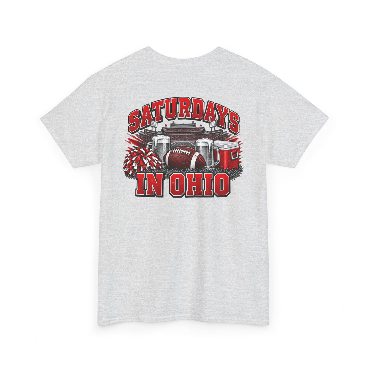 T-Shirt — Saturdays in Ohio Football & Tailgate Tee