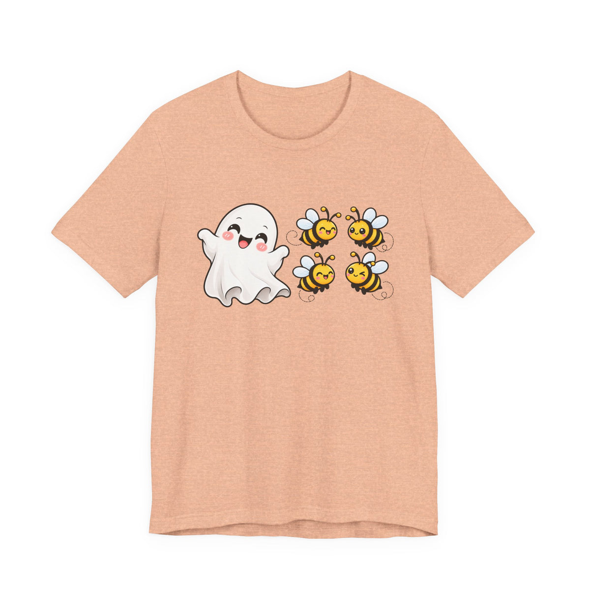 Boo & Bees Halloween Tee – Cute Ghost & Bee Shirt | Spooky Season Must-Have