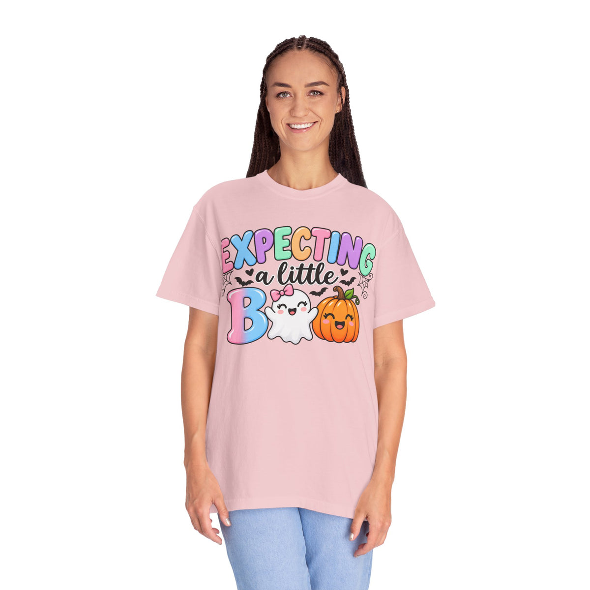 Expecting a Little Boo Maternity T-Shirt — Cute Halloween Pregnancy Tee