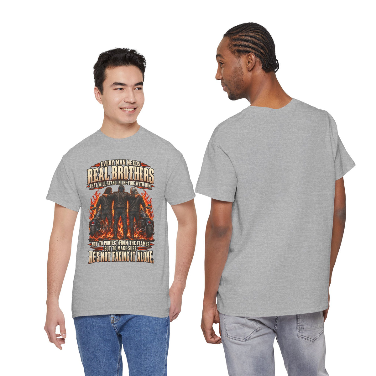 Real Brothers Graphic T-Shirt – Brotherhood and Strength