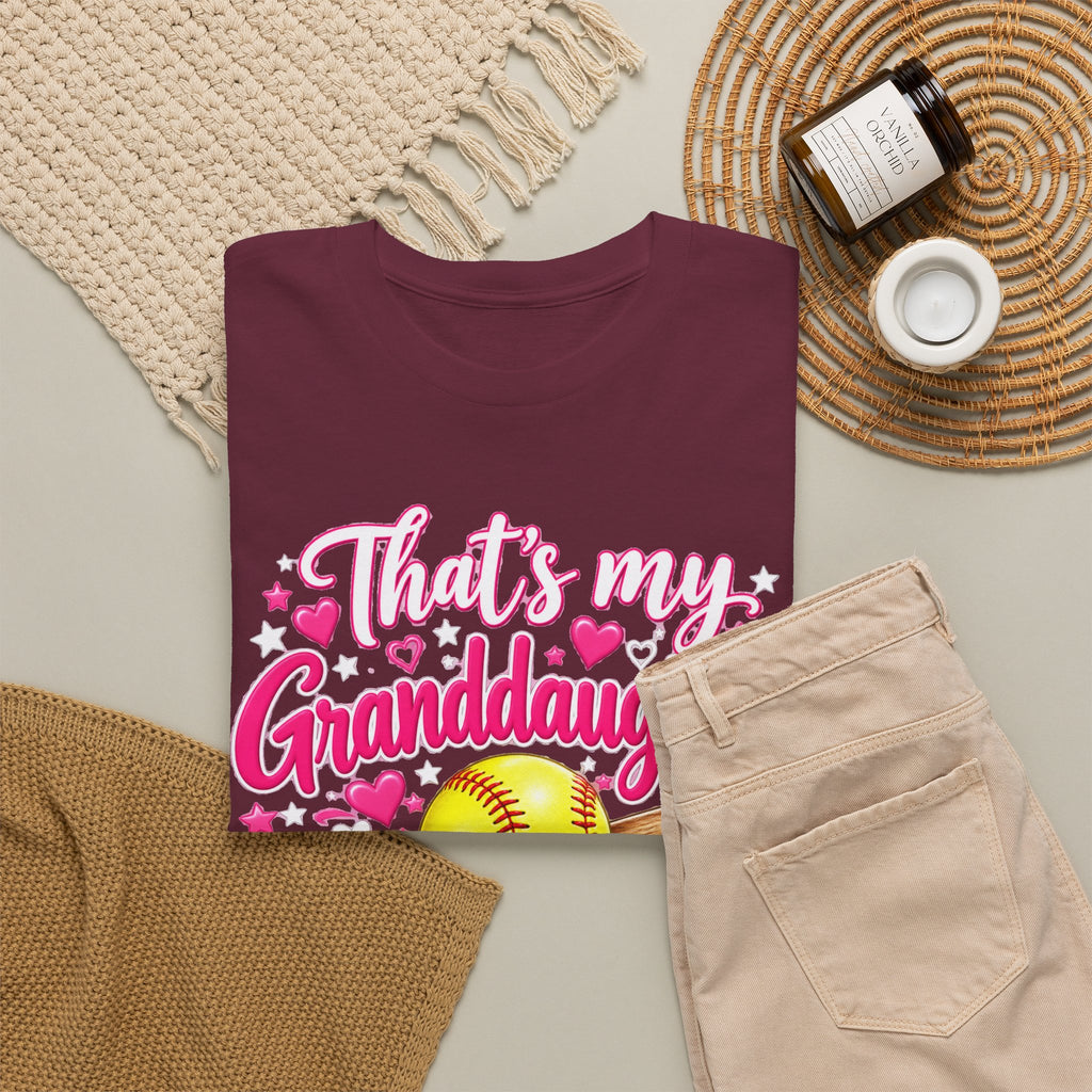 That’s My Granddaughter Out There Softball Grandma T-Shirt