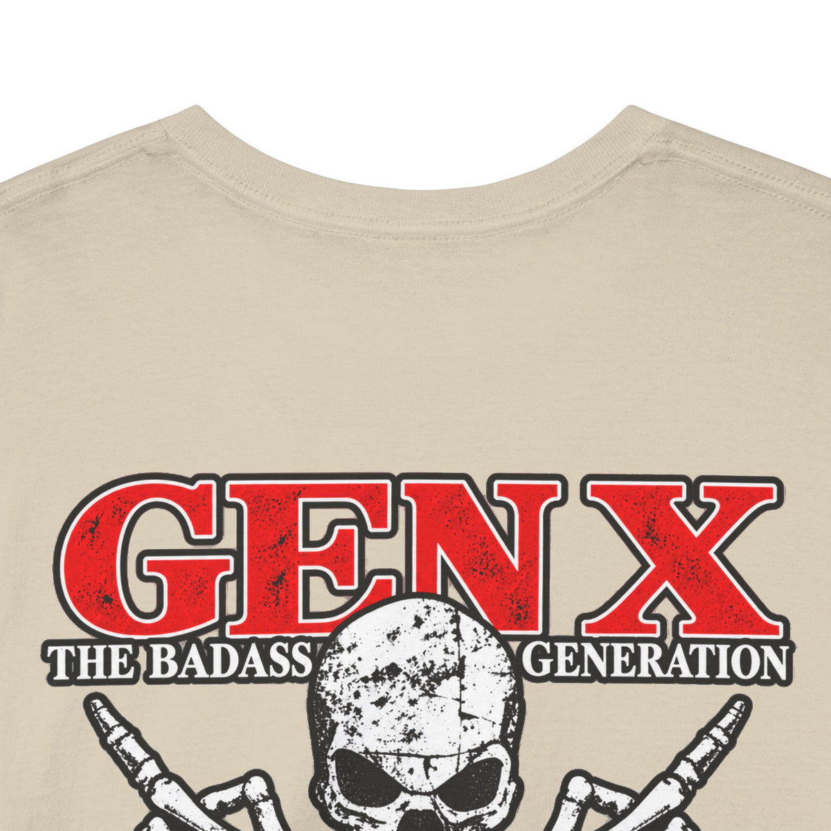 Gen X T‑Shirt — "The Badass Generation" Skull & Crossbones Retro Tee