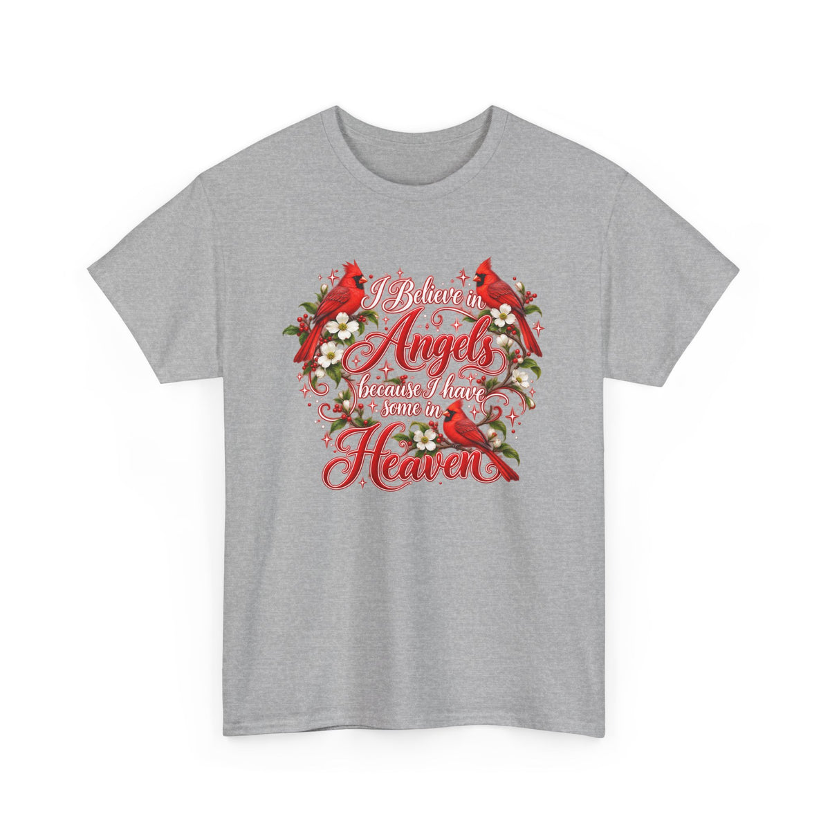 Angels from Heaven Cardinal Christmas T-Shirt