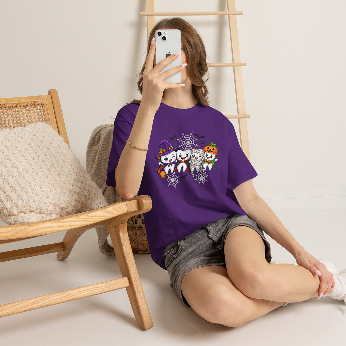 Halloween Teeth T-Shirt | Cute Dental Costume Graphic