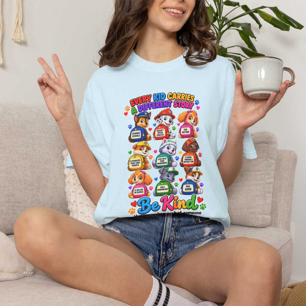 Be Kind Every Kid Carries Inspirational T-Shirt