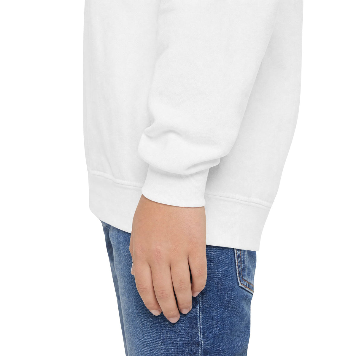 Youth Crewneck Sweatshirt — Cute Smiley "Stay Sweet" Graphic, Kids Cozy Pullover