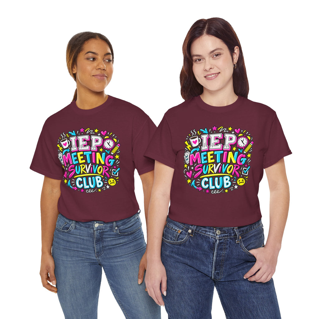 Video Meeting Survivor Club T-Shirt — Funny Remote Work Tee