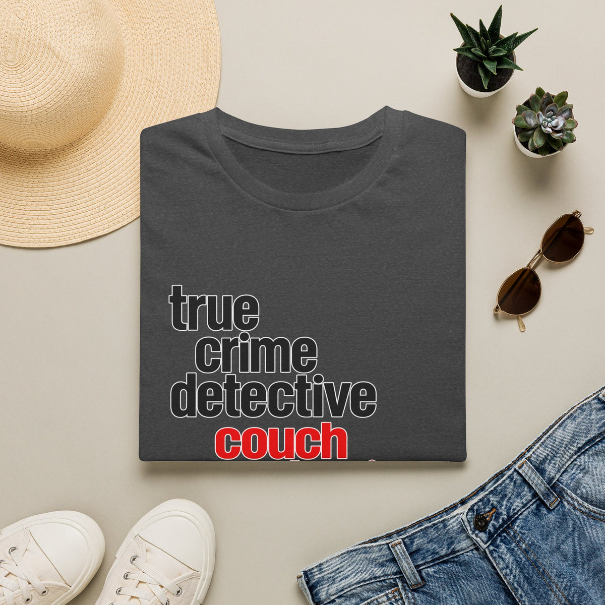 True Crime Detective Couch Division T-Shirt
