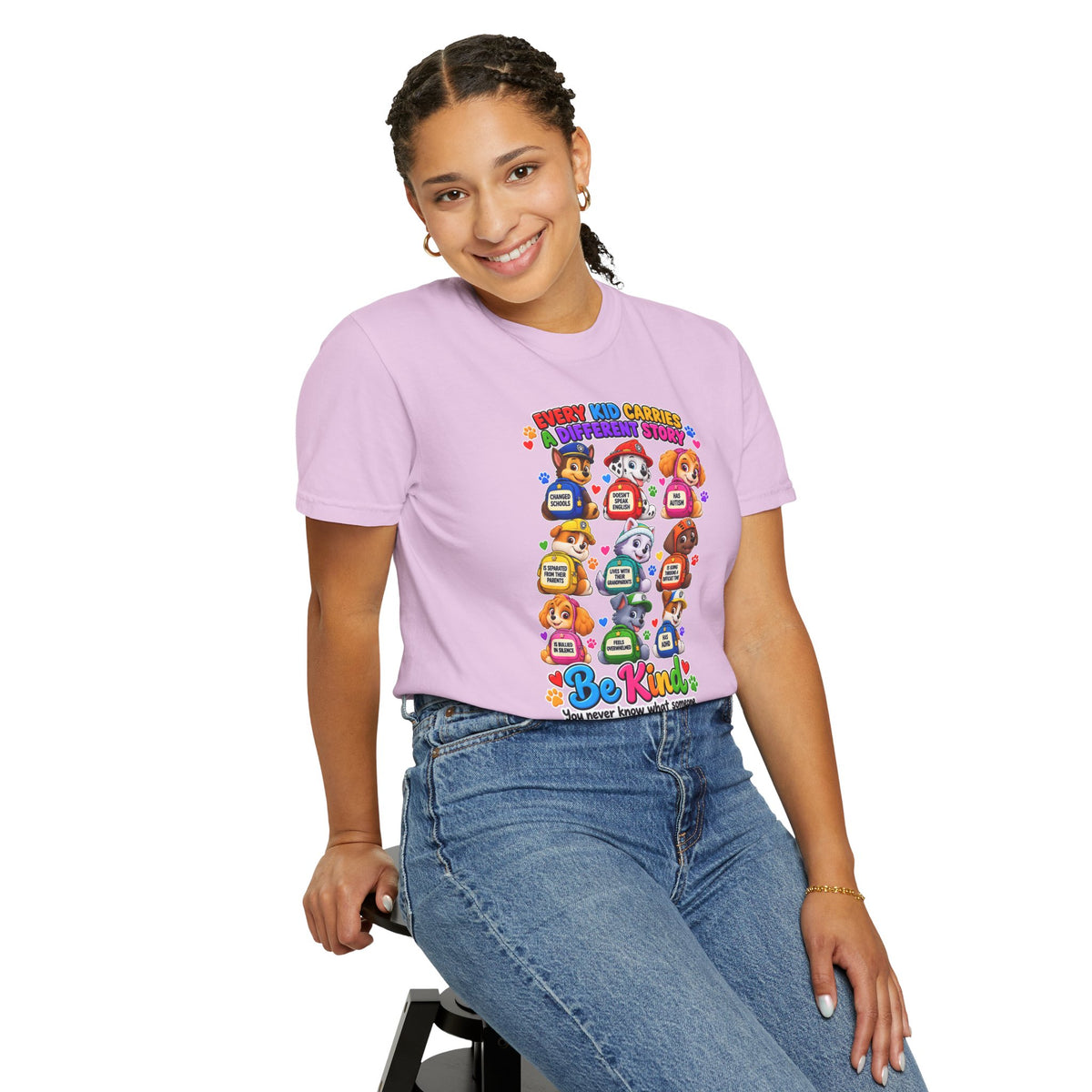 Be Kind Every Kid Carries Inspirational T-Shirt