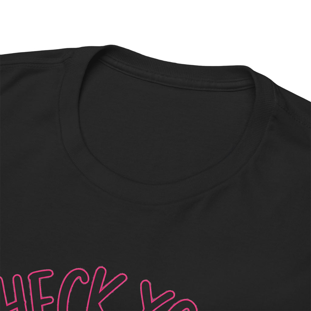 Breast Cancer Awareness T-Shirt — "Check Your Pumpkins for Lumps" Pink Ribbon Tee